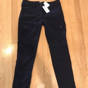 NWT Anatomie Women’s Cargo Pants, Kate Slim Pant. Navy, XS. Saks, Neiman Marcus
